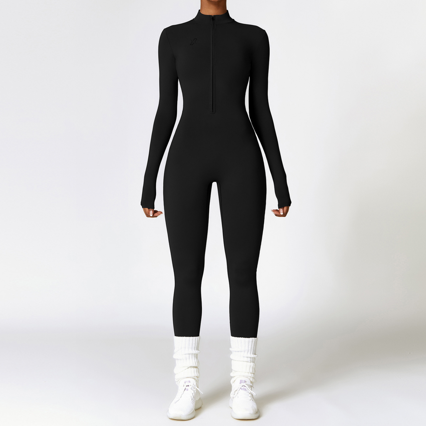 Velvet Jumpsuit Gym Set Activewear