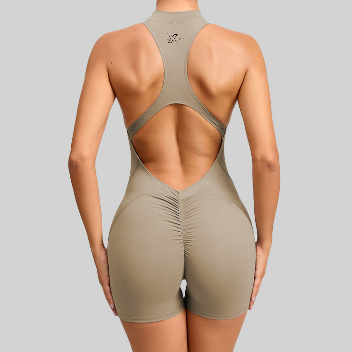 Short Jumpsuit Sleeveless Gym Set