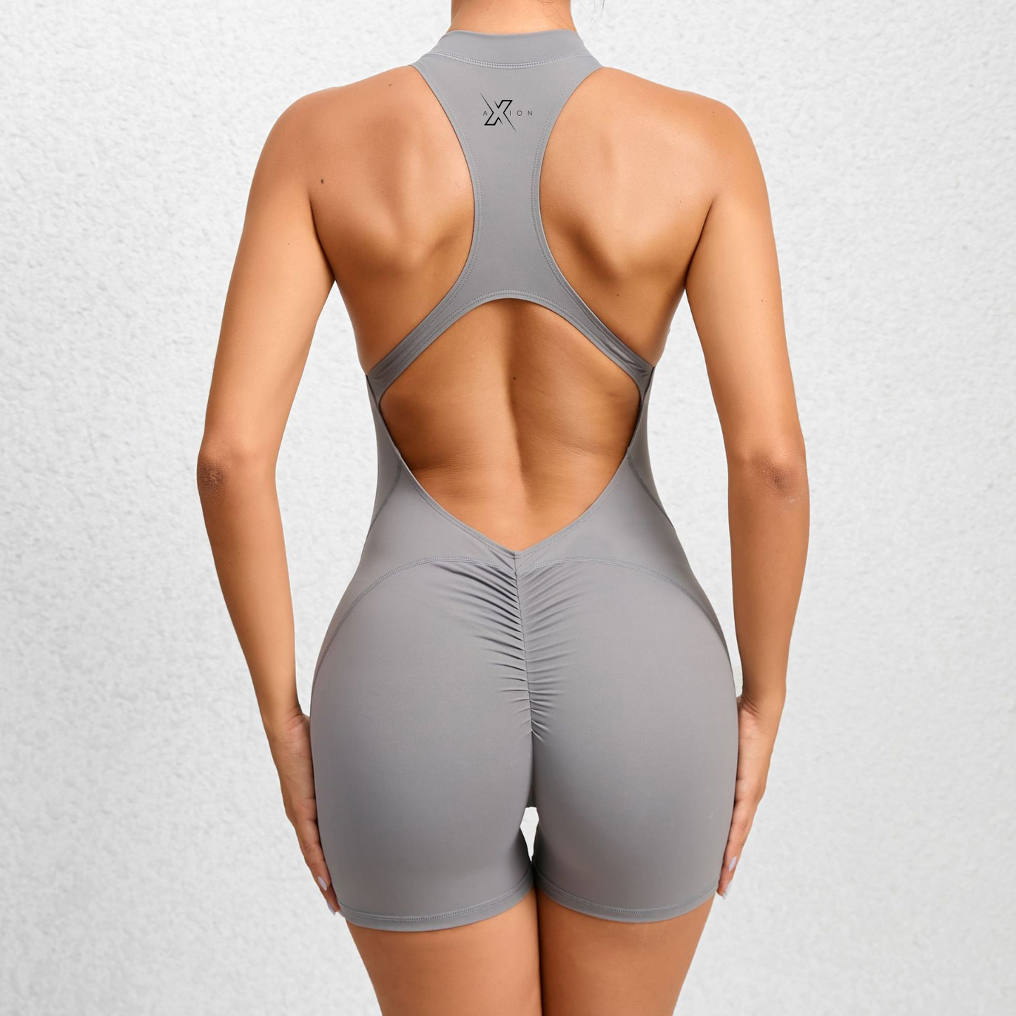 Short Jumpsuit Sleeveless Gym Set