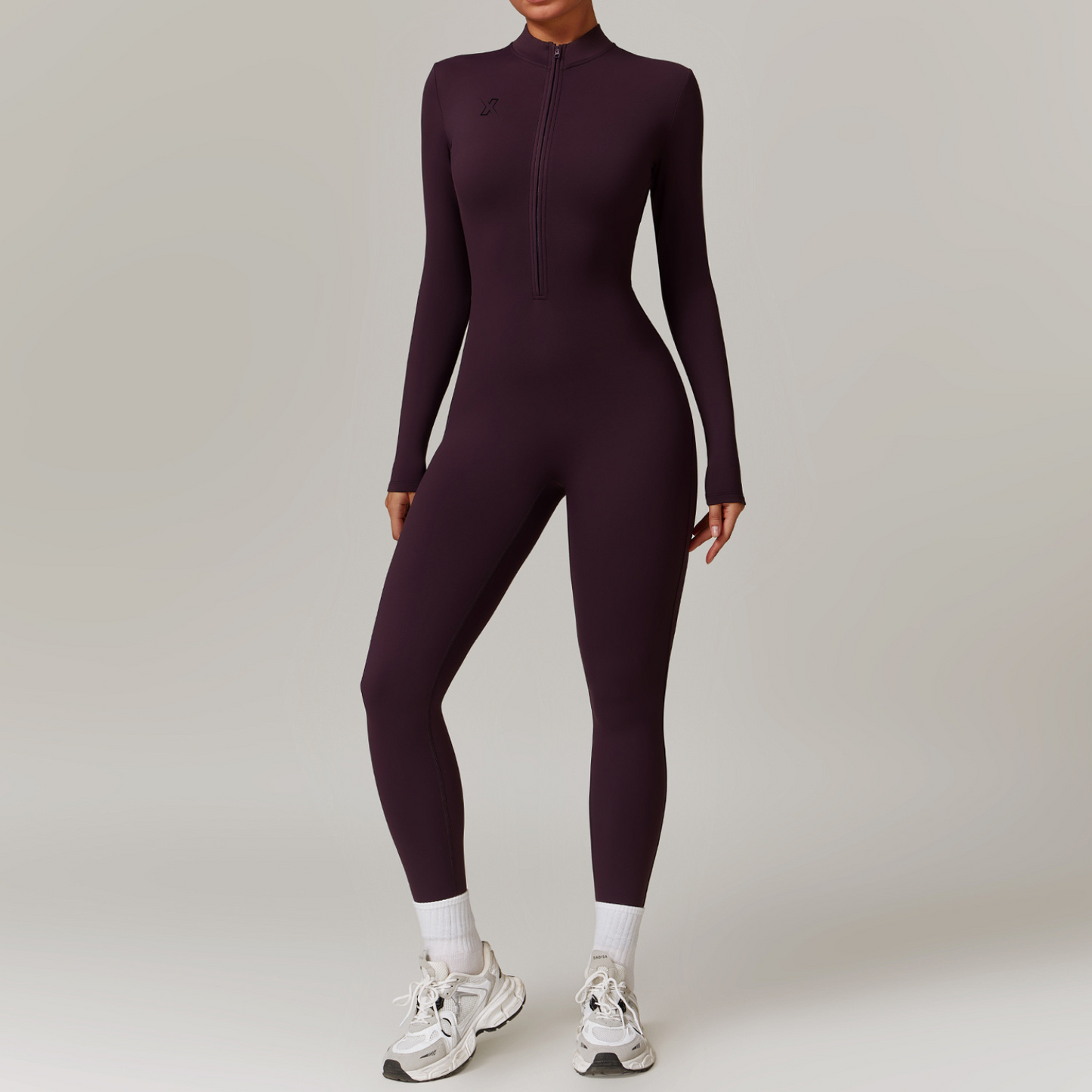 Velvet Jumpsuit Gym Set Activewear